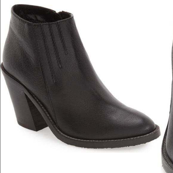 Aquatalia Loren Weatherproof Bootie Black EUC 7 - Picture 1 of 16
